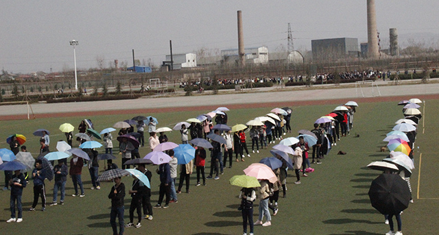 藝，助力运动会 伞，展示花样图